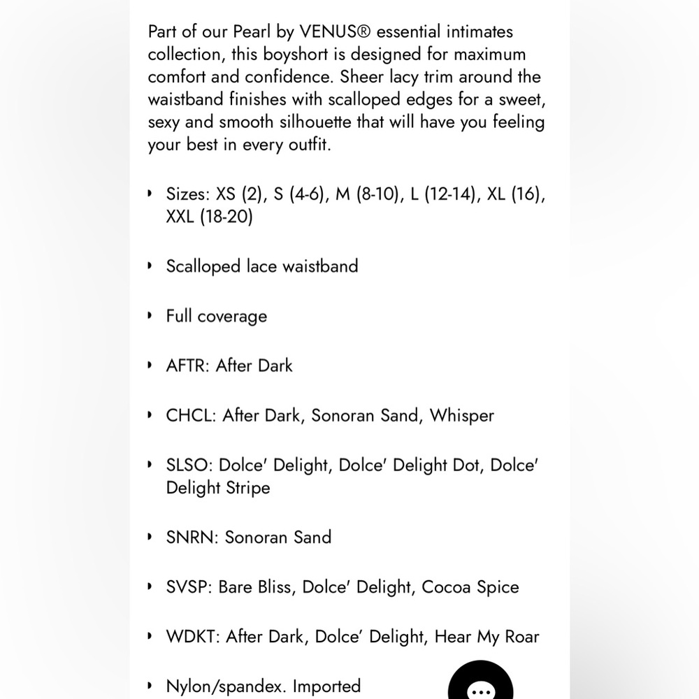 Pearl by Venus Lace Trim Boy Short 3Pk-Multicolor-Size X Small 🤎 - Picture 5 of 6